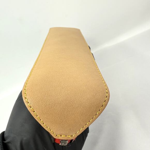 Louis Vuitton Monogram Elizabeth Pencil Pouch Case Red Gi0009 Trous RARE NEW - Picture 9 of 14